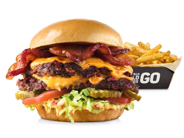 Triple-Bacon Cheeseburger