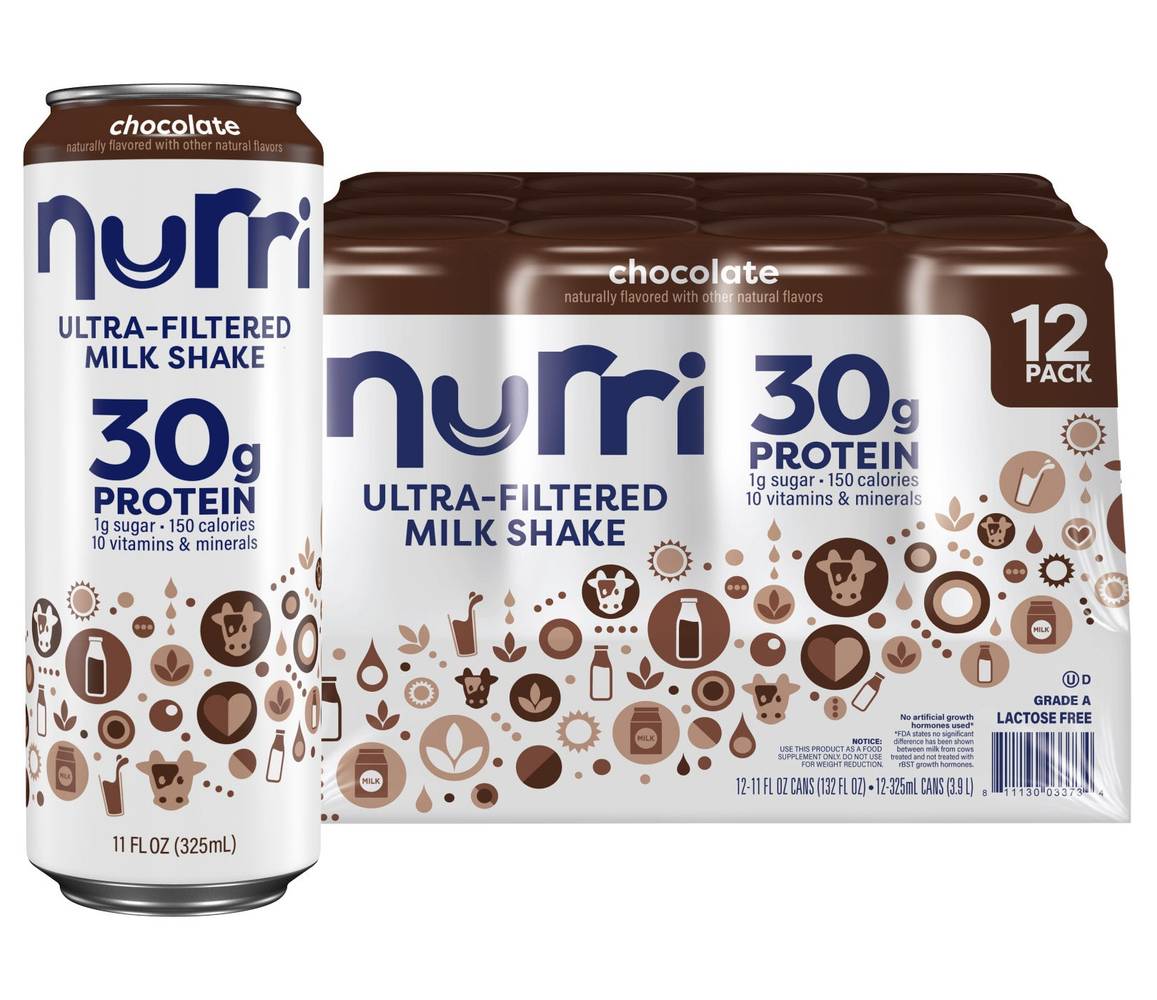 Nurri Milk Shake, Chocolate (12 x 11 fl oz)