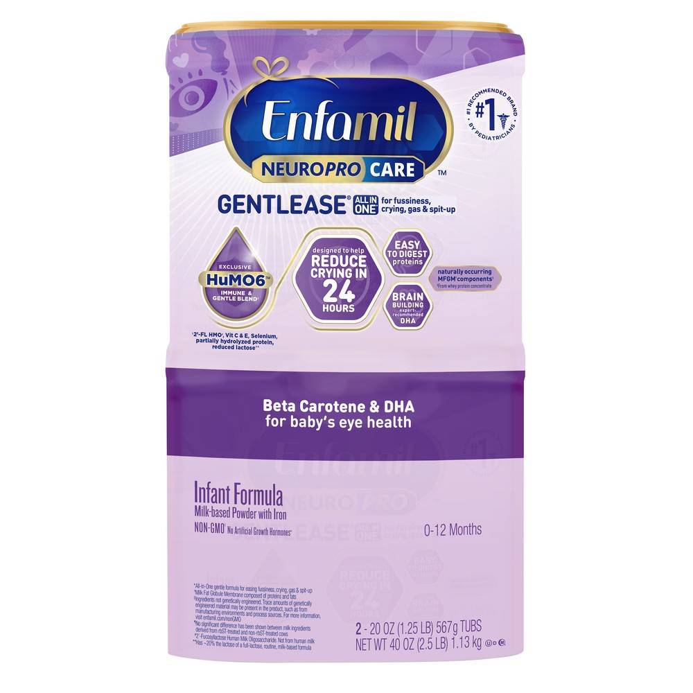 Enfamil Neuropro Care Gentlease Formula (2 x 20 lbs)