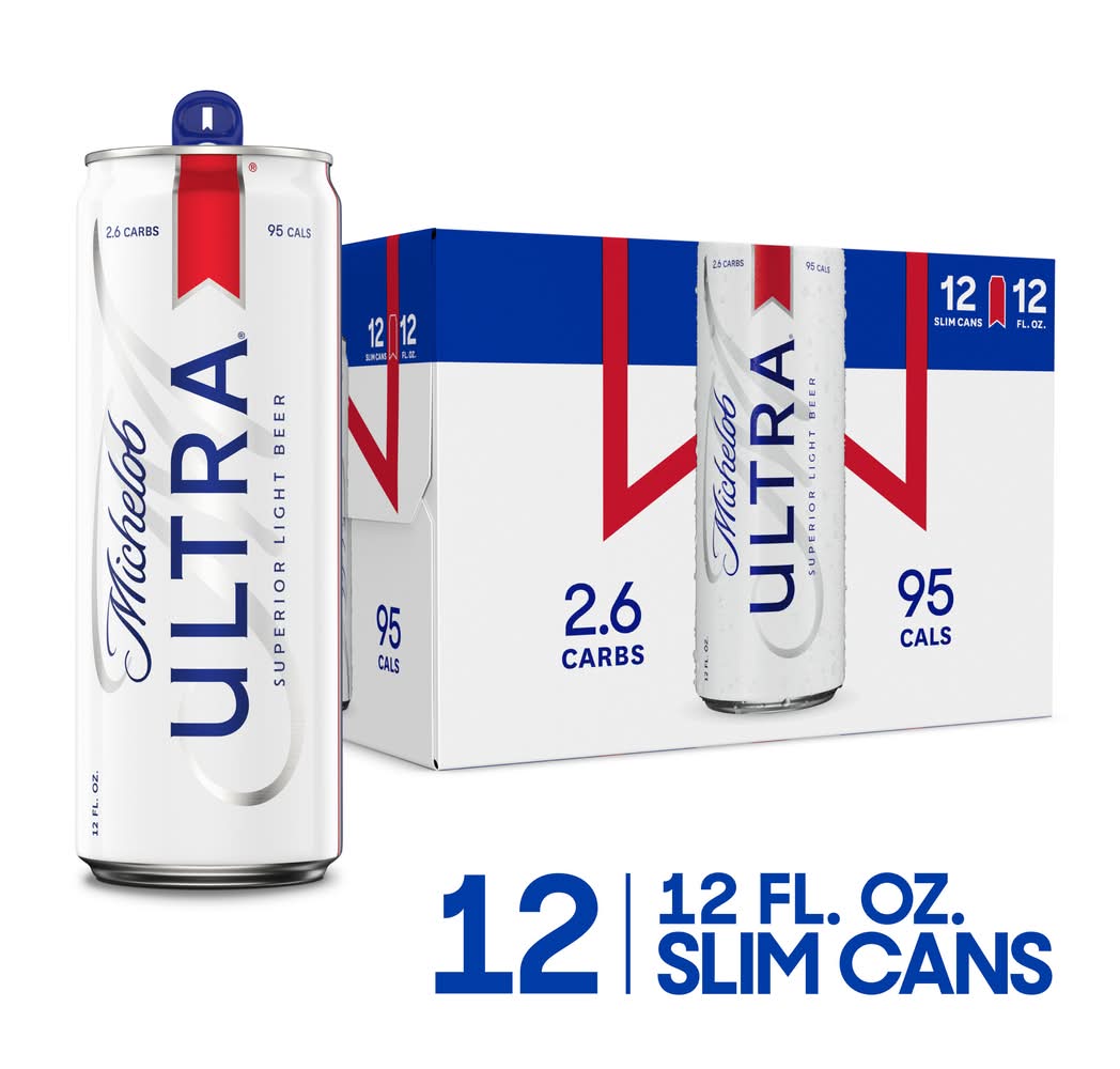 Michelob Ultra Superior Light Beer (12 x 12 fl oz)