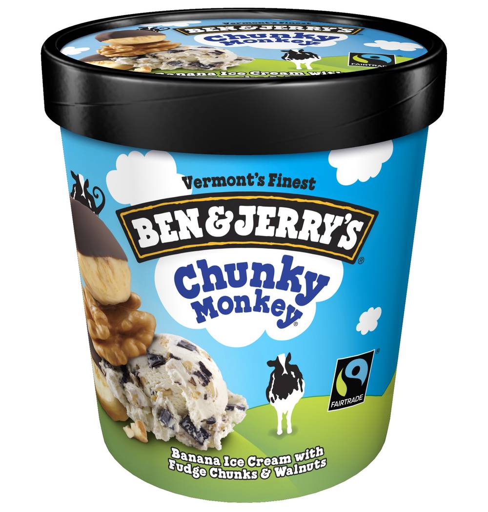 Ben & Jerry's Ice Cream, Chunky Monkey (1 pint)